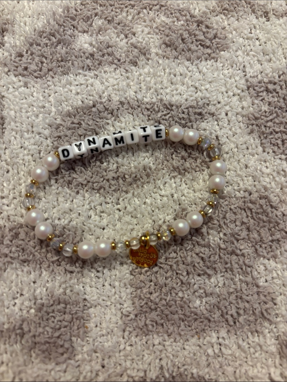 Dynamite Little Words Project bracelet